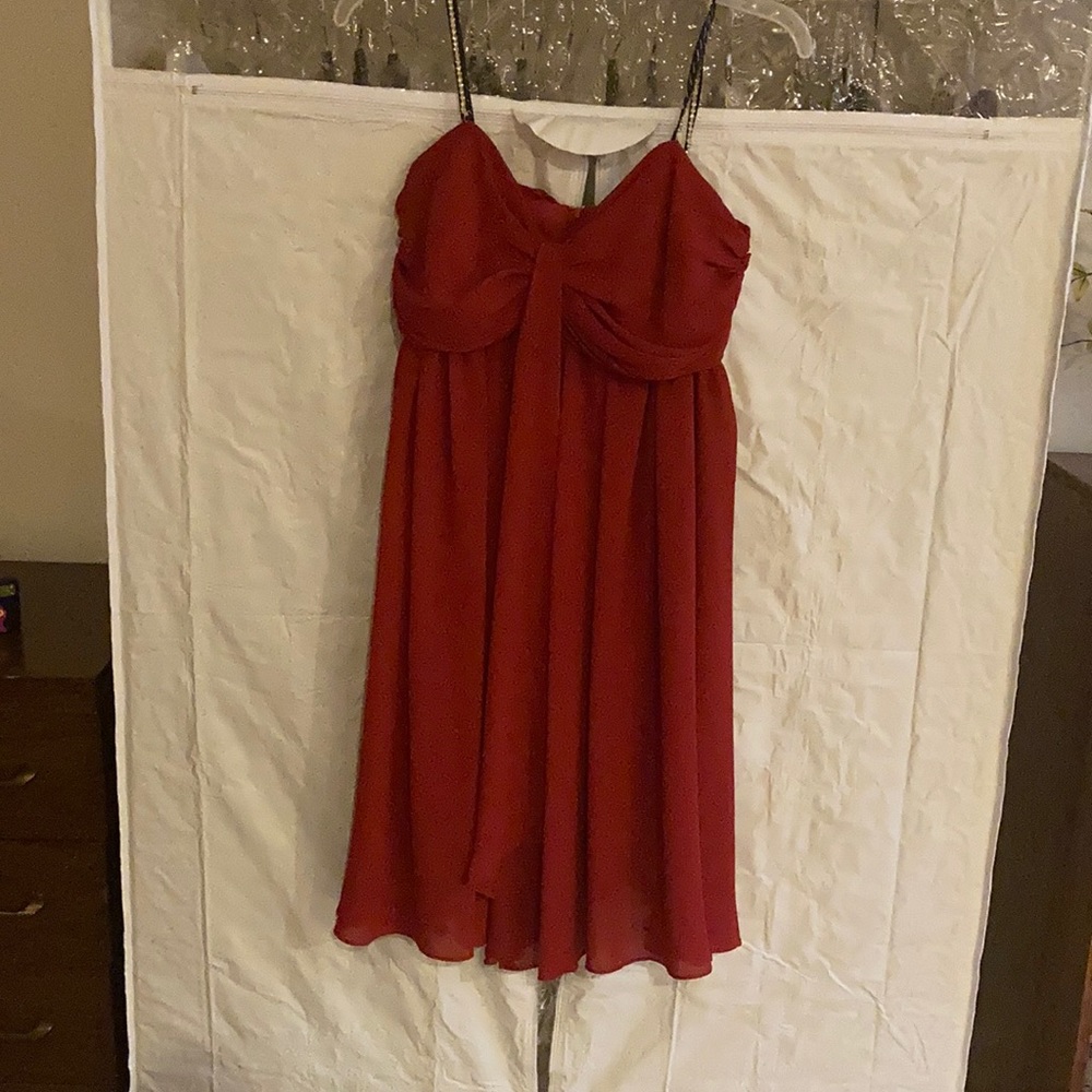 Cute red dress!